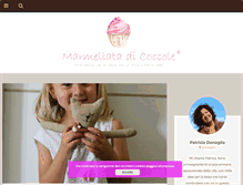 Tablet Screenshot of marmellatadicoccole.com